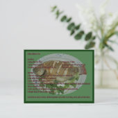 Carte Postale Grill Walleye of Two Recette Card (Debout devant)