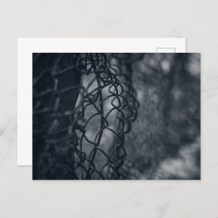 Carte Postale Grille de clôture métallique fine art