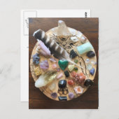 Carte Postale Grille de cristal (Devant / Derrière)