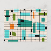 Carte postale Grille rétrograde et Starburst (Devant)