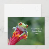 Carte postale Grille Texte Personnalisée (Devant / Derrière)