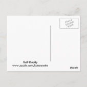carte postale grillin (Dos)