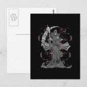 Carte Postale Grim Reaper Attend (Devant / Derrière)