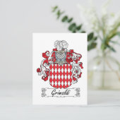 Carte Postale Grimaldi Famille Crest (Debout devant)