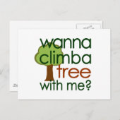 Carte Postale Grimper dans un arbre (Devant / Derrière)