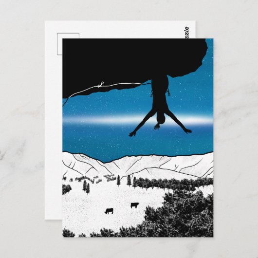 Carte Postale grimpeur de Payners Ford NZ (Devant / Derrière)