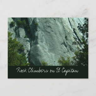 Carte Postale Grimpeurs sur El Capitan