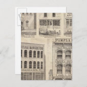 Carte Postale Grimshaw et Town, Minnesota (Devant / Derrière)