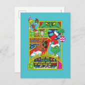 Carte Postale Grinch | Graphique de Bande Dessinée (Devant / Derrière)