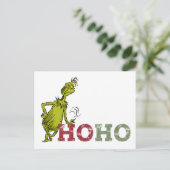 Carte Postale Grinch | Ho Ho Ho (Debout devant)
