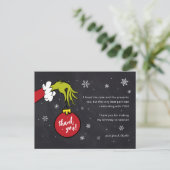 Carte Postale Grinch Mean One Anniversaire Merci (Debout devant)