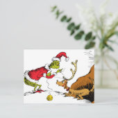Carte Postale Grinch Prepares Max the Reindeer (Debout devant)