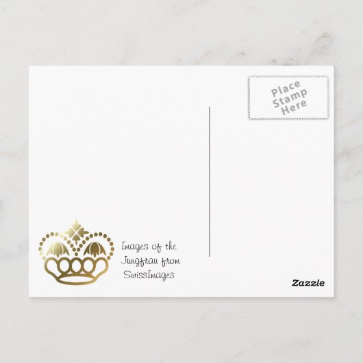 Carte Postale Grindelwald Cable (Dos)