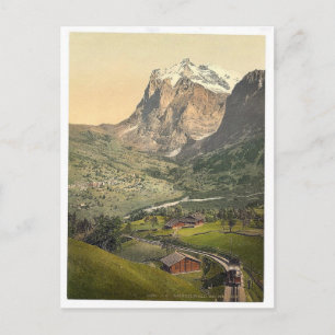 Carte Postale Grindelwald et Mont Wetterhorn, Oberland bernois
