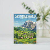 Carte Postale Grindelwald Suisse (Debout devant)