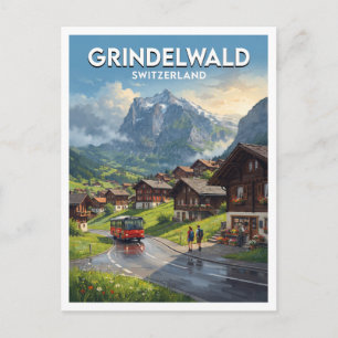 Carte Postale Grindelwald, Suisse Voyage