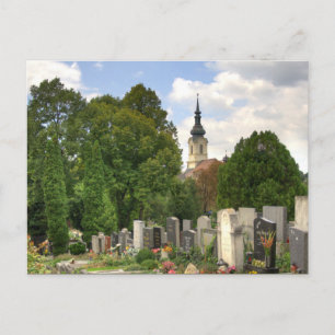 Carte Postale Grinzinger Friedhof, Wien Österreich