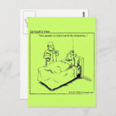 Carte Postale Grippe porcine (Devant / Derrière)