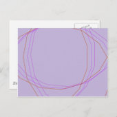 Carte Postale gris 8297 Art abstrait (Devant / Derrière)