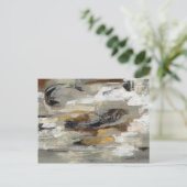 Carte Postale Gris Abstrait neutre | Silvia Vassileva (Debout devant)