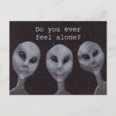 Carte Postale Gris Alien (Devant)