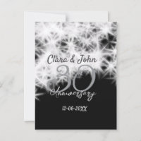 gris argent noir 30e anniversaire de mariage paill