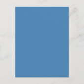 Carte Postale Gris Bleu Acier Uni (Devant)