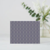Carte Postale Gris, cool, tendance, simple, moderne zig zag moti (Debout devant)
