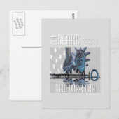 CARTE POSTALE "GRIS D'HIVER" (Devant / Derrière)