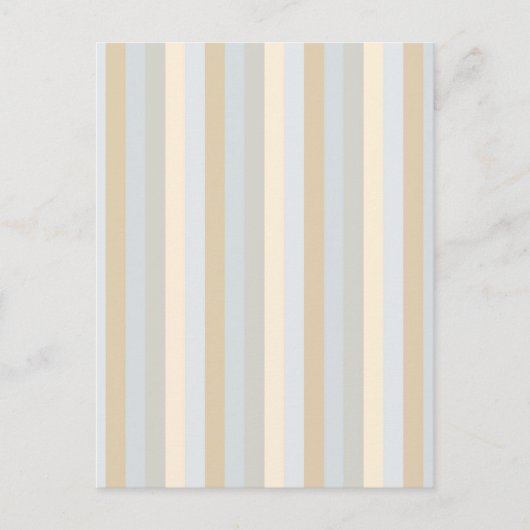 Carte Postale Gris doux Motif de bandes verticales (Devant)