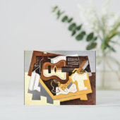 Carte Postale Gris - Guitare avec Clarinette (Debout devant)