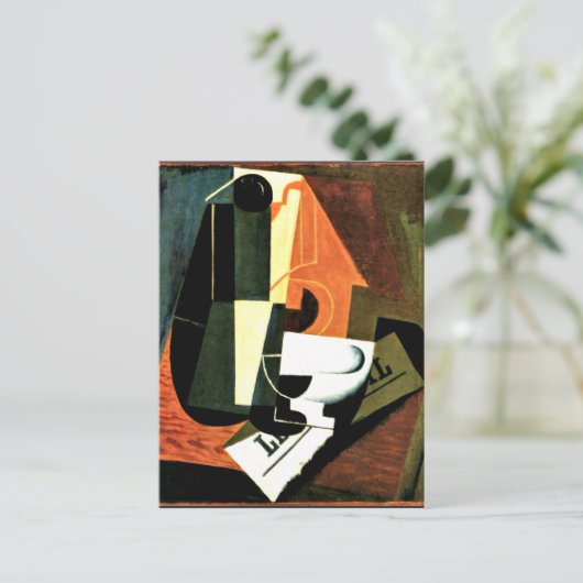 Carte Postale Gris - Le Café Pot (Debout devant)