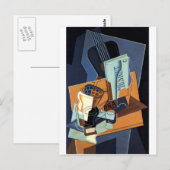 Carte Postale Gris - Le Livre de Musique (Devant / Derrière)