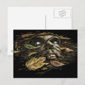 Carte postale Gris Léger (Devant / Derrière)