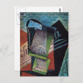 Carte Postale Gris - Vie morte dédiée à André Saumon (Devant / Derrière)