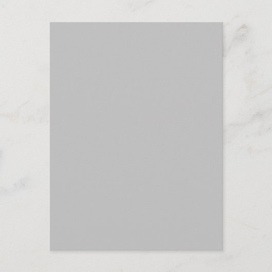 Carte postale grise minimale | Design moderne et é (Devant)
