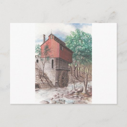 Carte Postale Grist Mill (Devant)
