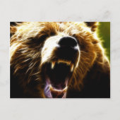 Carte Postale Grizzly Attack (Devant)