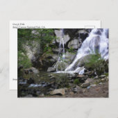 Carte Postale Grizzly Falls, King's Canyon National Park, (Devant / Derrière)