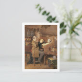 Carte Postale Grocer et femme, 1868 (Debout devant)