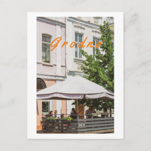 Carte Postale Grodno Belarus Architecture City Bar Restaurant