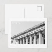 Carte Postale Grodno Biélorussie Architecture soviétique Minimal (Devant / Derrière)