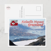 Carte Postale Groenland - Ammassalik - Glacier & Fiord - (Devant / Derrière)