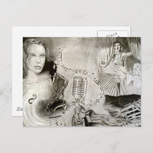 CARTE POSTALE GROG JAZZ (Devant / Derrière)