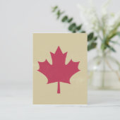 Carte Postale gronder le drapeau canadien (Debout devant)