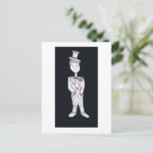 Carte Postale Groom Tuxedo (Debout devant)
