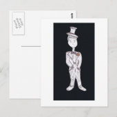 Carte Postale Groom Tuxedo (Devant / Derrière)