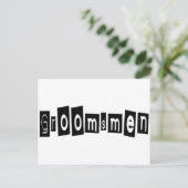 Carte Postale Groomsmen (Debout devant)