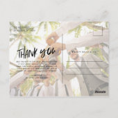 Carte Postale Groomsmen Best Man Mariage Photo Merci (Dos)