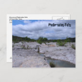 Carte Postale Grooves à Pedernales Falls (Devant / Derrière)